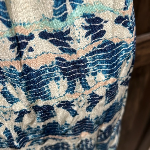 Nicole Miller by New York Strappy Maxi Dress Smocked Waist - Picture 9 of 10